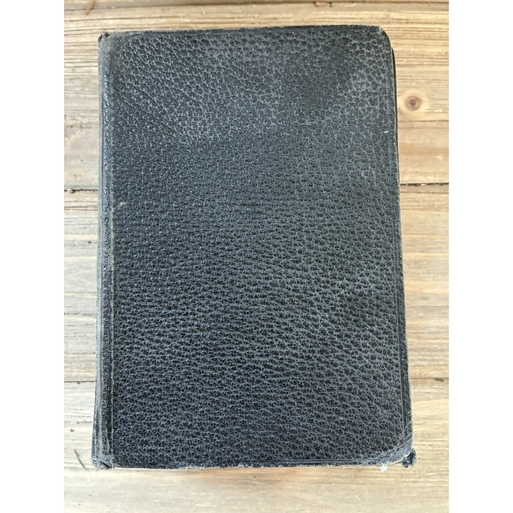 VTG 1953 Black Leather Holy Bible Compact KJV
